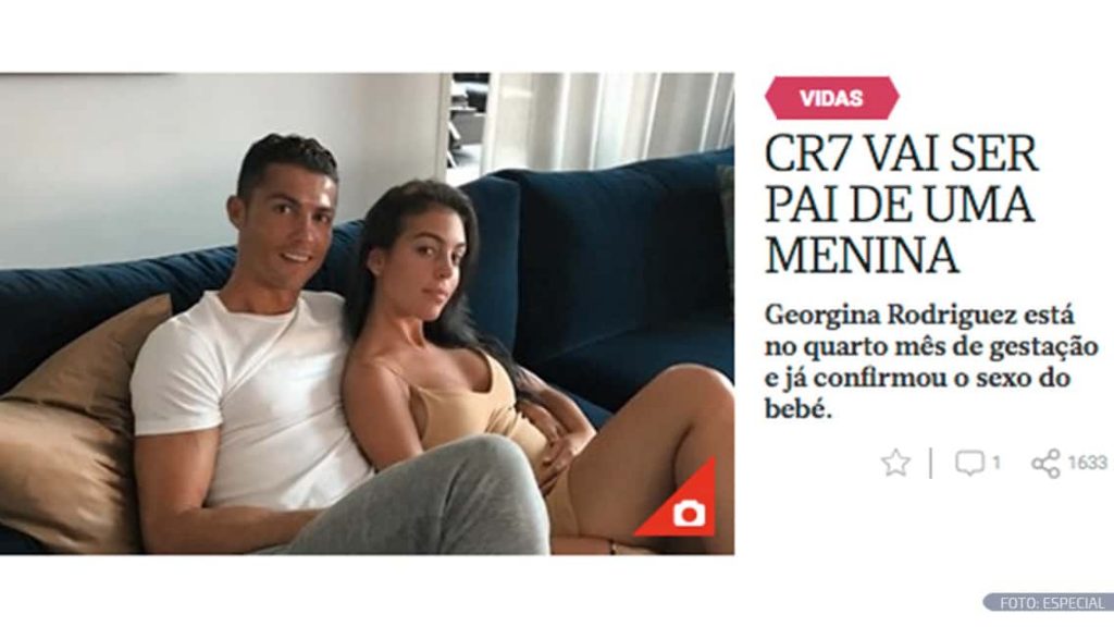 ¡Cristiano Ronaldo será papá de una niña! 0