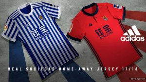 La Real Sociedad de Carlos Vela reveló sus nuevos uniformes 0