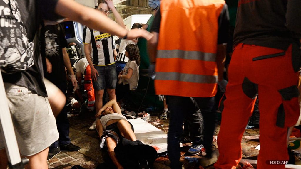 Sube a 1,527 cifra de heridos por estampida en Turín 0