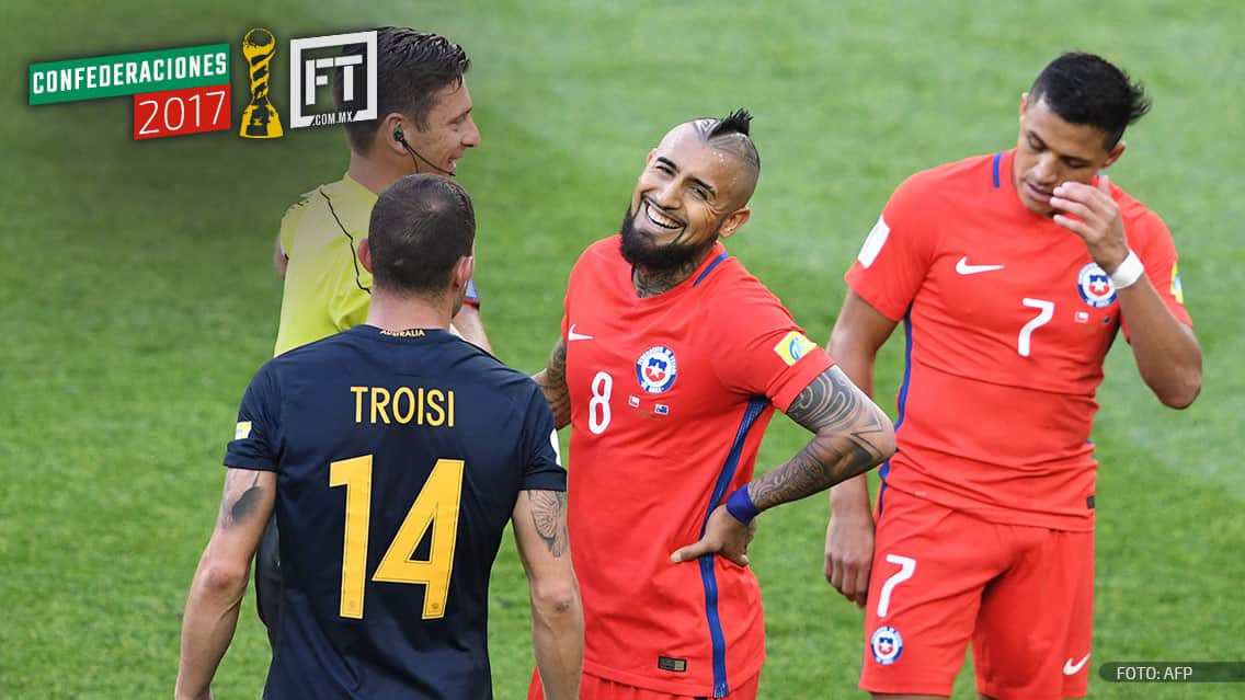 Chile empató con Australia y se clasificó a las semifinales