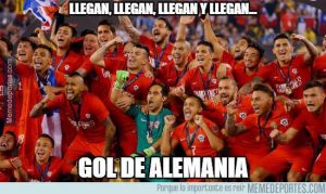Los memes del campeonato de Alemania ante Chile 4