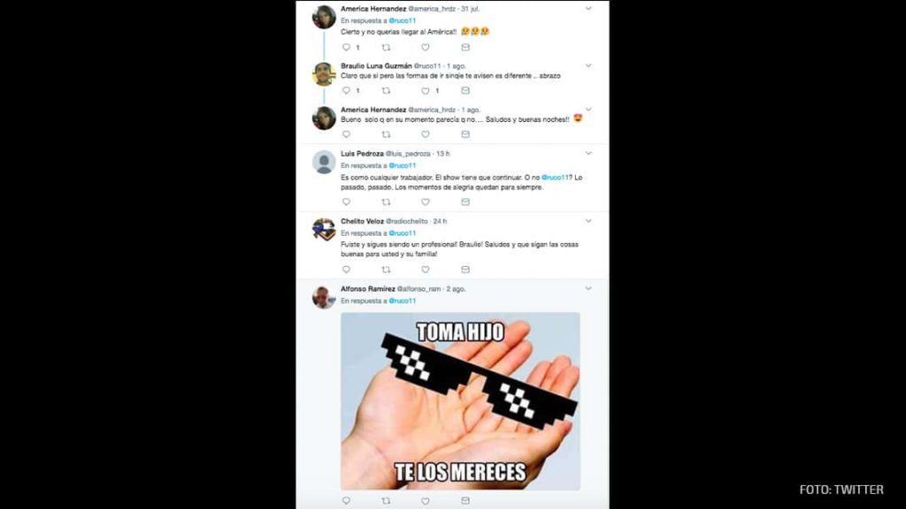 Braulio Luna trolleó a fan que criticó pase de Pumas a América 0