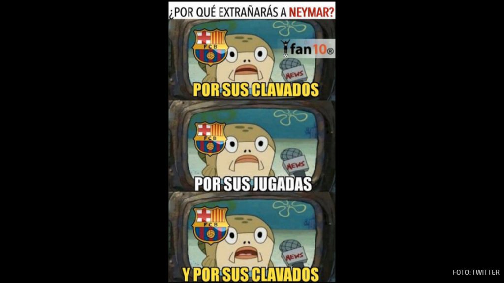 Mira los mejores memes de la salida de Neymar del Barcelona 11