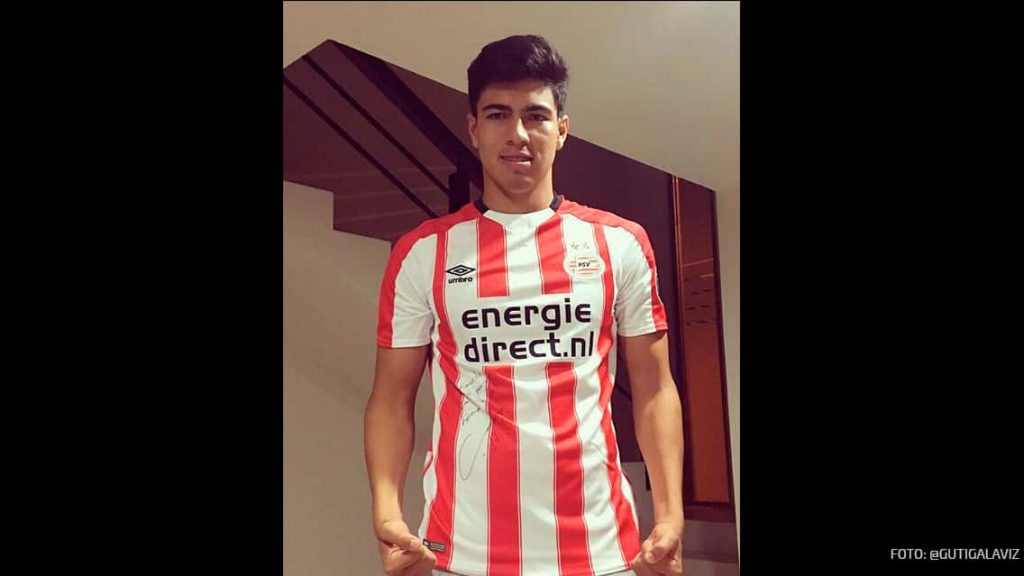 Erick Gutiérrez presume jersey del Chucky Lozano con PSV 0