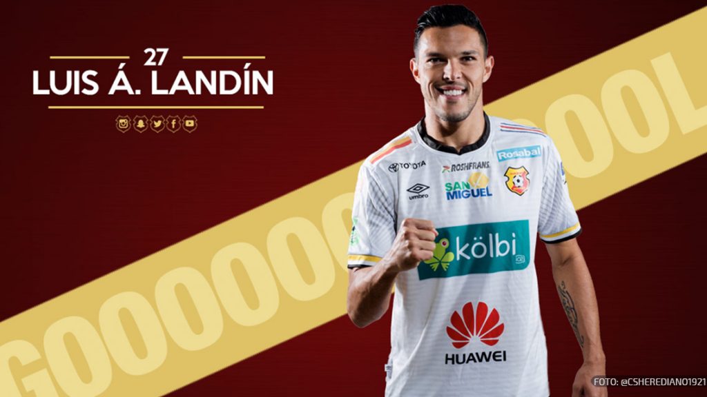 Luis Ángel Landín marca gol y Herediano sigue líder en Costa Rica 0