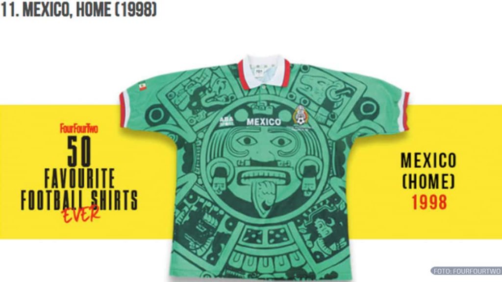 Jerseys de México y América, entre los 50 favoritos de la historia 0