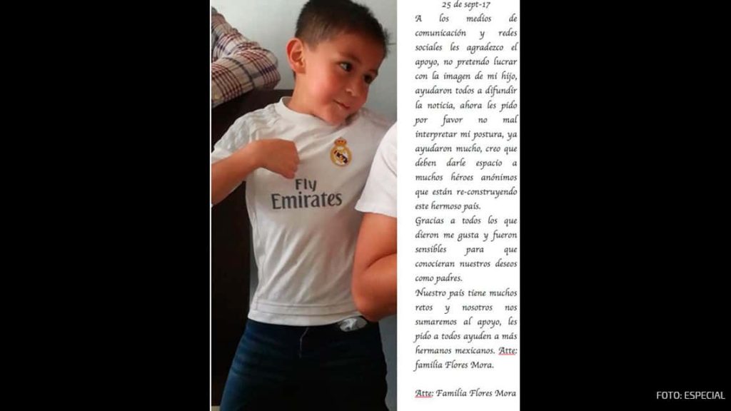 Padres del pequeño Santiago agradecen gesto a Cristiano Ronaldo 1