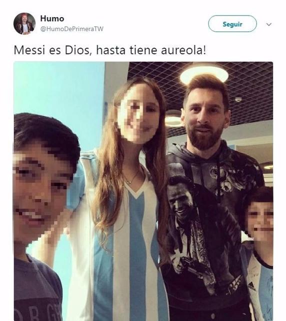 La foto que revela a Lionel Messi como un Dios 0