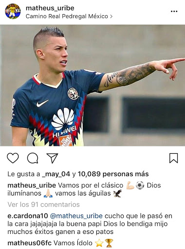 Edwin Cardona tunde a Chivas y ‘manda’ apoyo al América 0