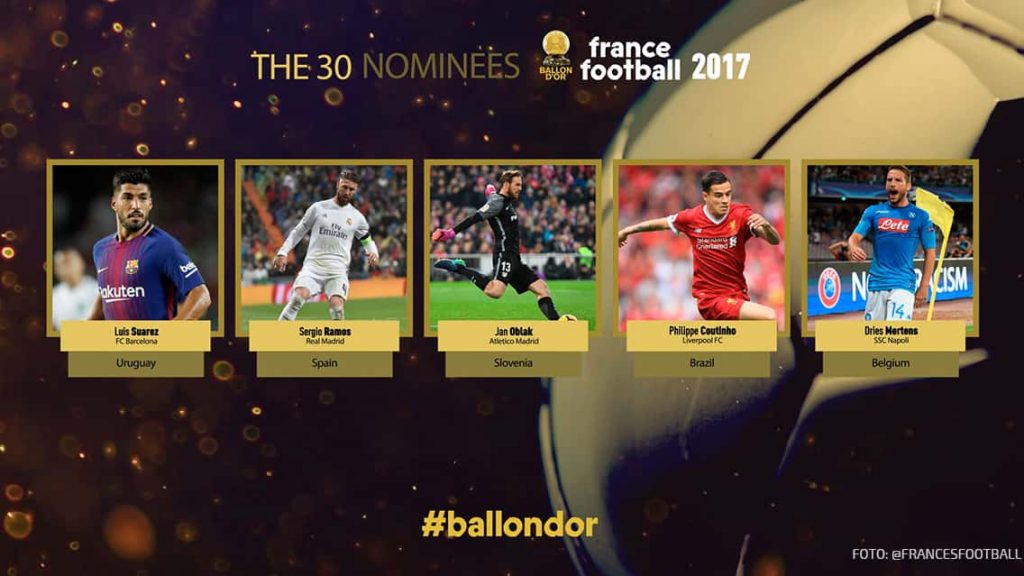 Neymar y Luis Suárez, entre primeros candidatos al Balón de Oro 1