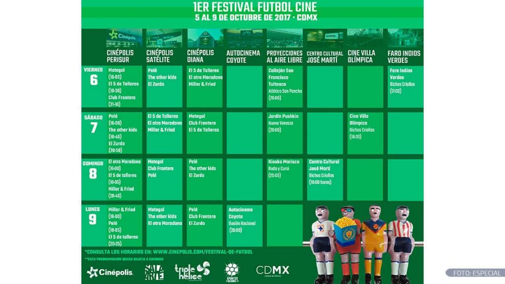 Festival Futbol Cine, dos pasiones unidas por causas sociales 0