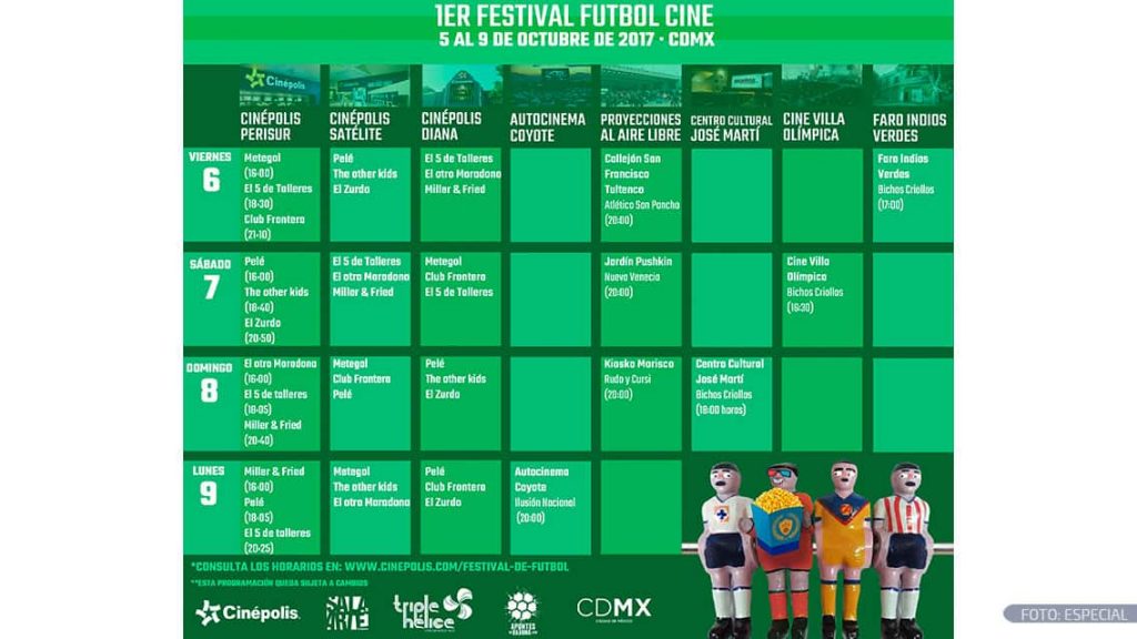 Festival Futbol Cine, dos pasiones unidas por causas sociales 0