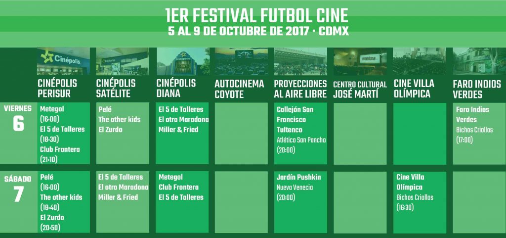 Pelé y Atlético San Pancho, imperdibles del Festival Futbol Cine 0