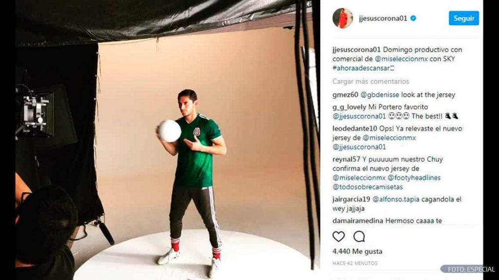 Jesús Corona filtra el nuevo uniforme de México por accidente 0