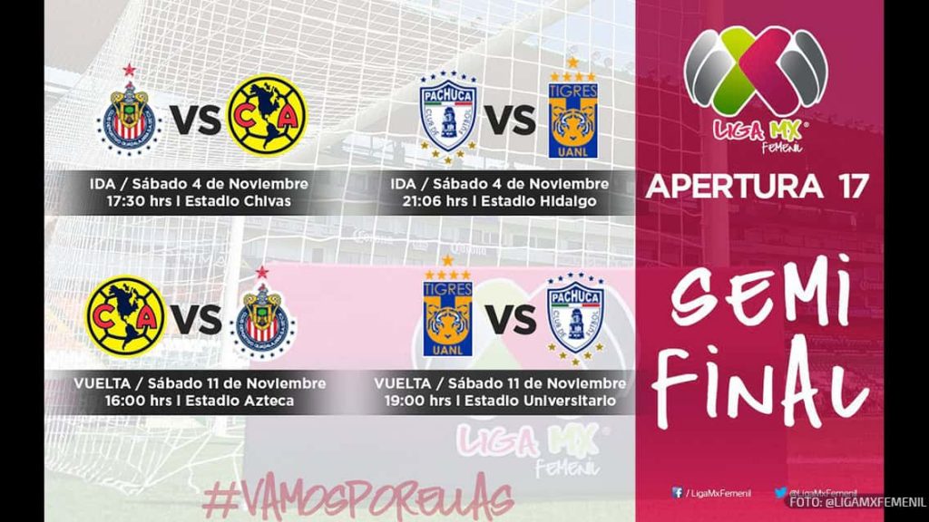 Semifinales de la Liga MX Femenil ya tienen horarios y días 0