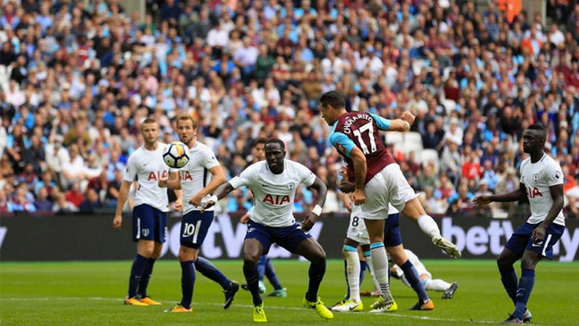 West Ham vino de atrás para vencer al Tottenham