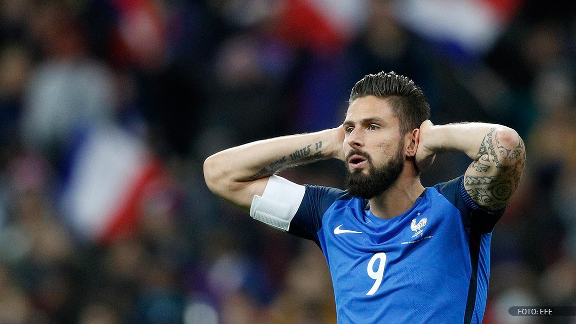 Giroud con Francia