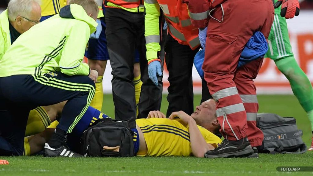 Johansson, sueco que eliminó a Italia, casi descartado para el Mundial.