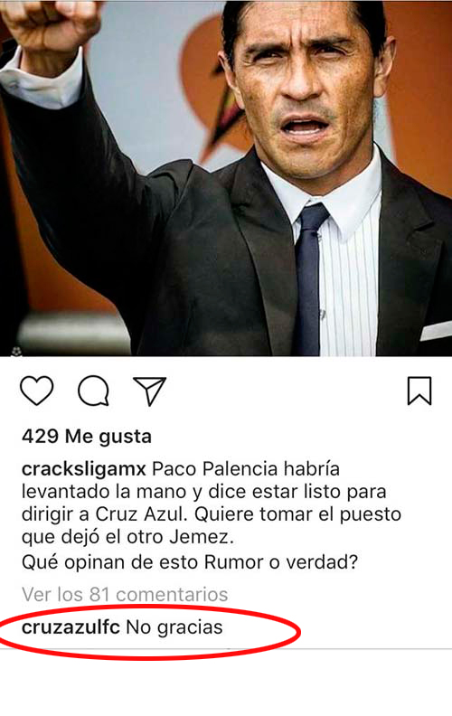 A través de Instagram se supo dicha decisión