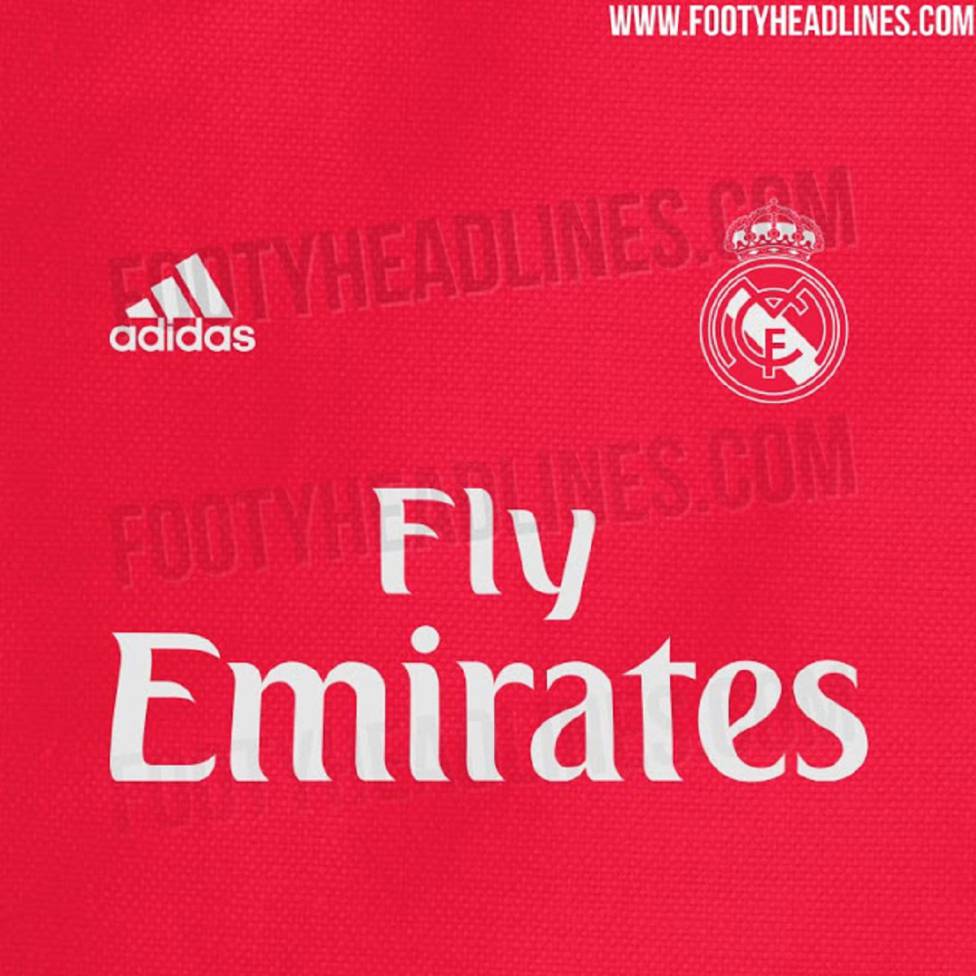 Real Madrid tendría uniforme rojo para la temporada 2018 0