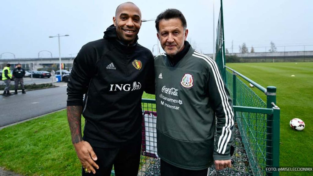 Thierry Henry sorprende con visita a la Selección Mexicana