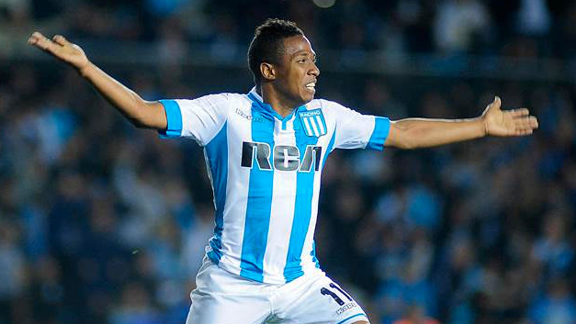 El colombiano juega para Racing de Avellaneda