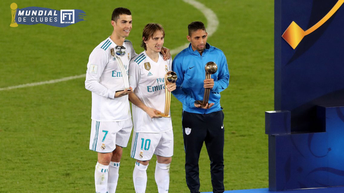 Compartió podio con Cristiano Ronaldo y Luka Modric