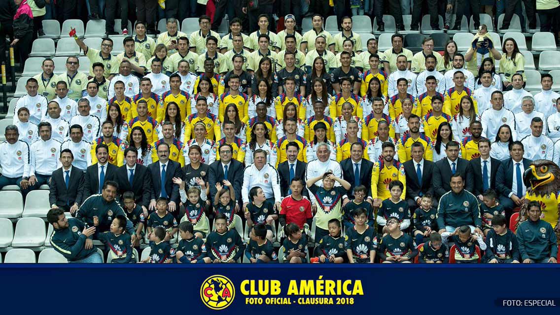 América se toma una emblemática foto oficial