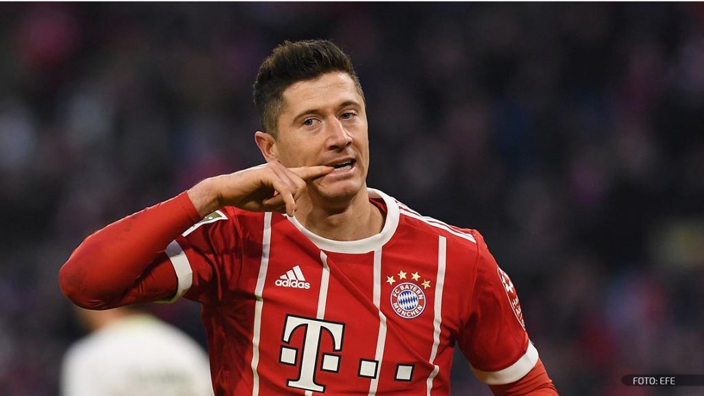 Robert Lewandowski, delantero del Bayern Munich