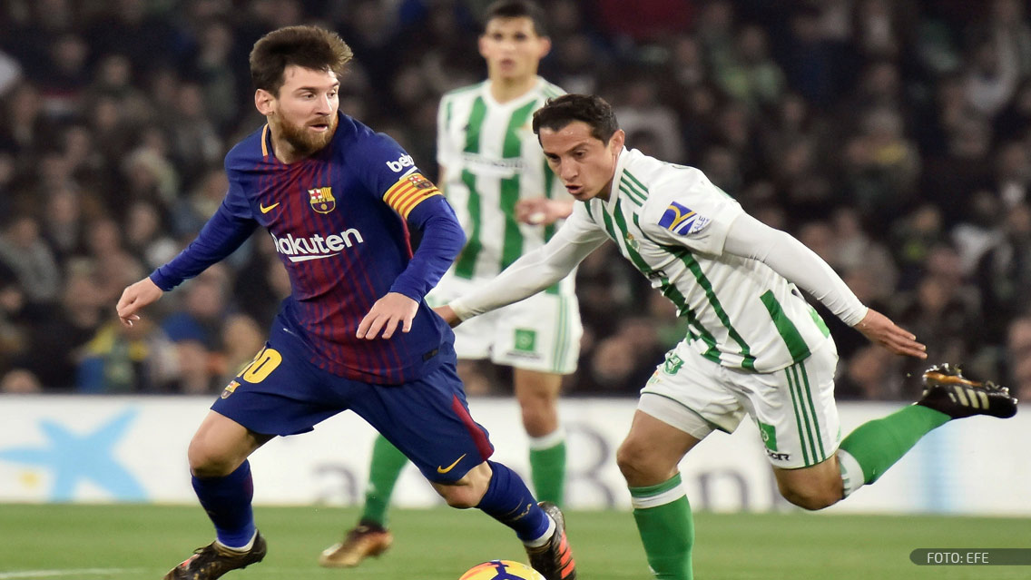 Barcelona y Messi, imparables sobre el Betis de Guardado