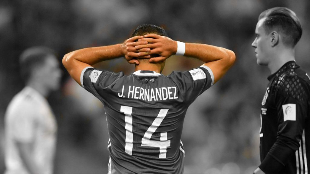 Chicharito ha sufrido con la sequía goleadora