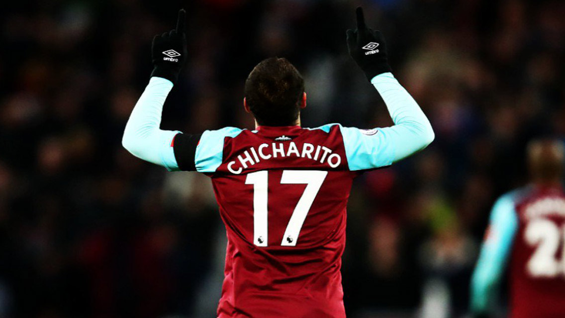 Chicharito anota después de 3 meses y West Ham empata