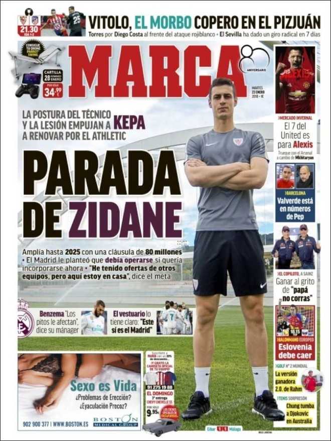 Un repaso por las portadas deportivas de Europa 1