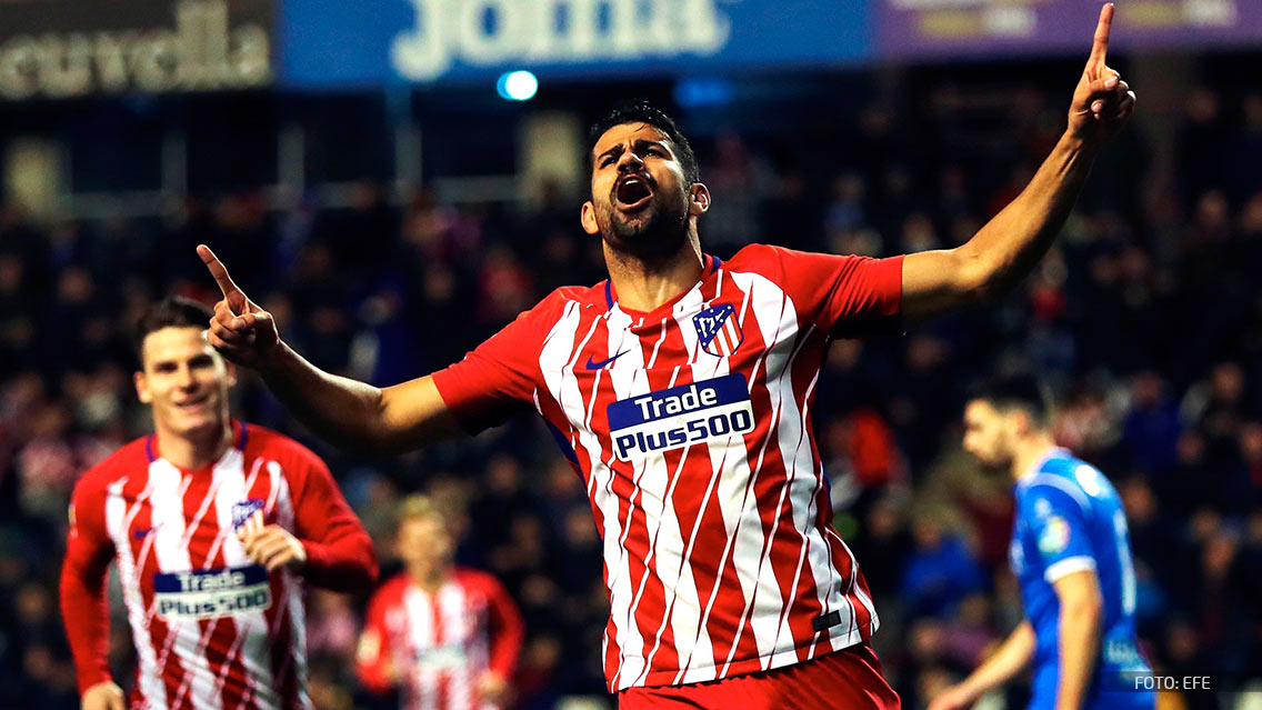 Diego Costa re-debuta con gol en el Atlétco de Madrid