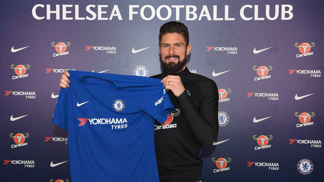 OFICIAL: Olivier Giroud, nuevo futbolista del Chelsea