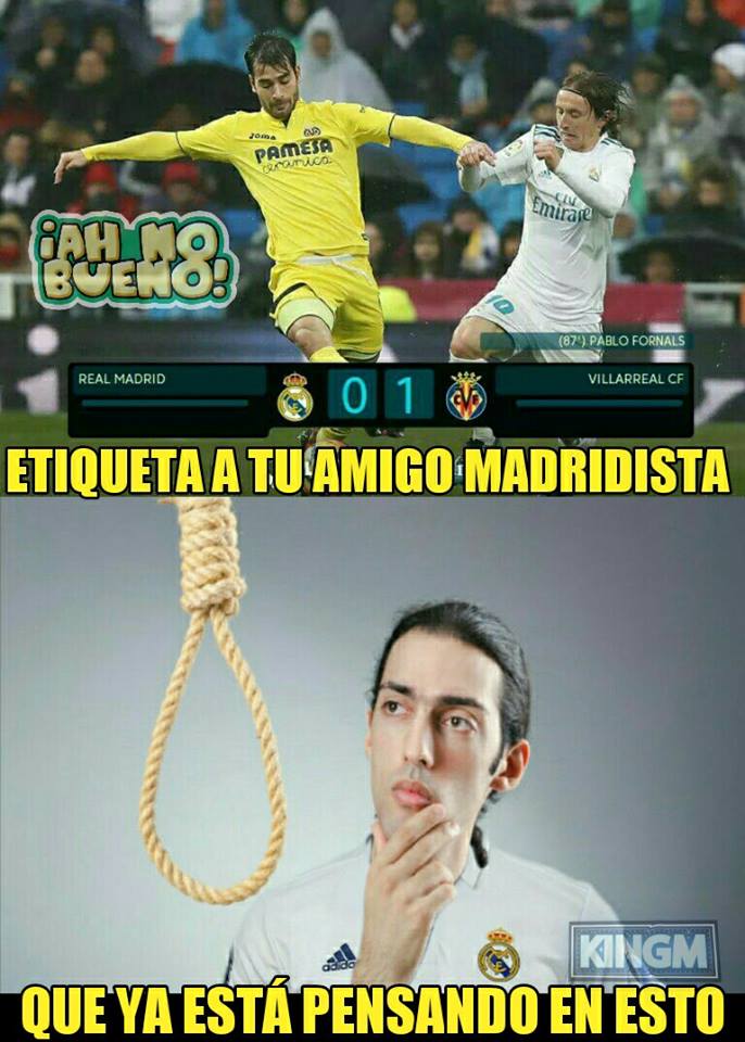 Los memes de la derrota del Real Madrid ante el Villarreal 5
