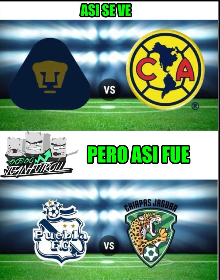 Diviértete con los memes de la jornada 3 del Clausura 2018 8