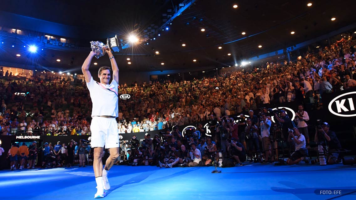 Roger Federer gana el Abierto de Australia y llega a 20 Grand Slam