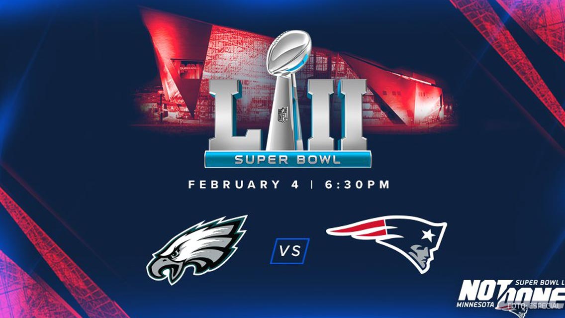 Philadelpia Eagles vs New England Pats, este será el Super Bowl LII