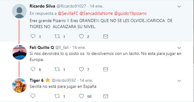 Guido Pizarro provoca “guerra” entre Tigres y Sevilla 4