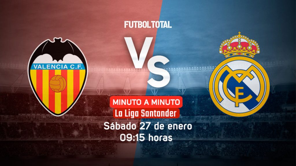 Valencia vs Real Madrid | LaLiga | EN VIVO: Minuto a minuto
