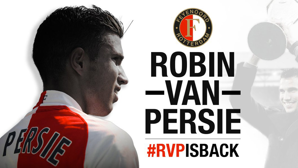 Robin Van Persie vuelve a casa, jugará para el Feyenoord