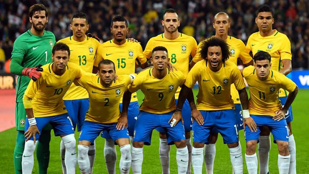 Brasil revela 15 de su lista de 23 jugadores para Rusia 2018