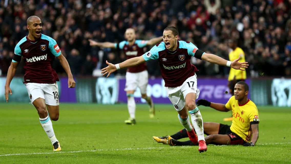 Con un Chicharito ‘On Fire’ West Ham vence al Watford