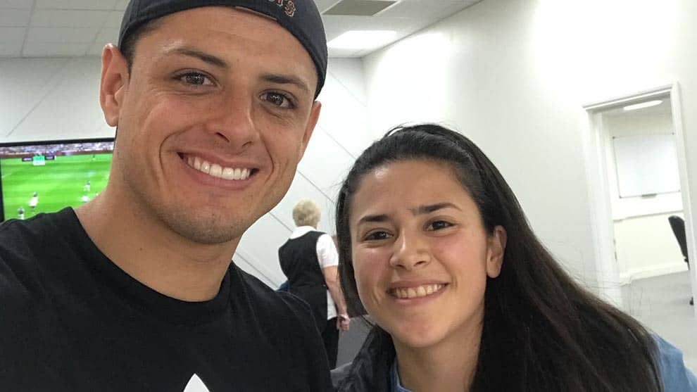 Carla Salcedo, la futbolista mexicana que apoyó Chicharito en el West Ham 0