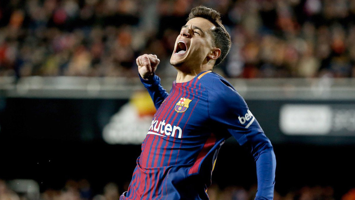 Coutinho anota y Barcelona se mete a la final en Copa del Rey
