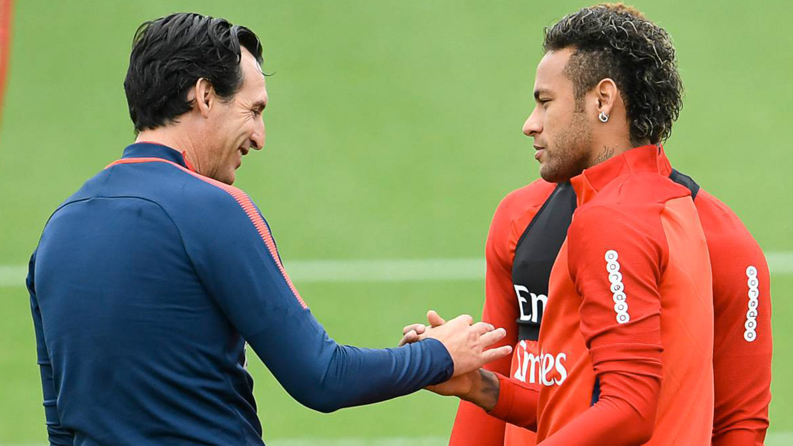 Unai Emery no descarta que Neymar juegue vs Real Madrid