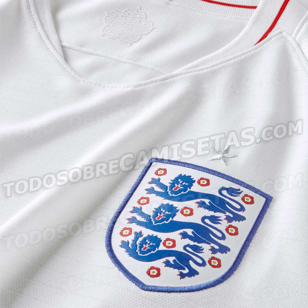 El jersey que utilizará Inglaterra en Rusia 2018 2