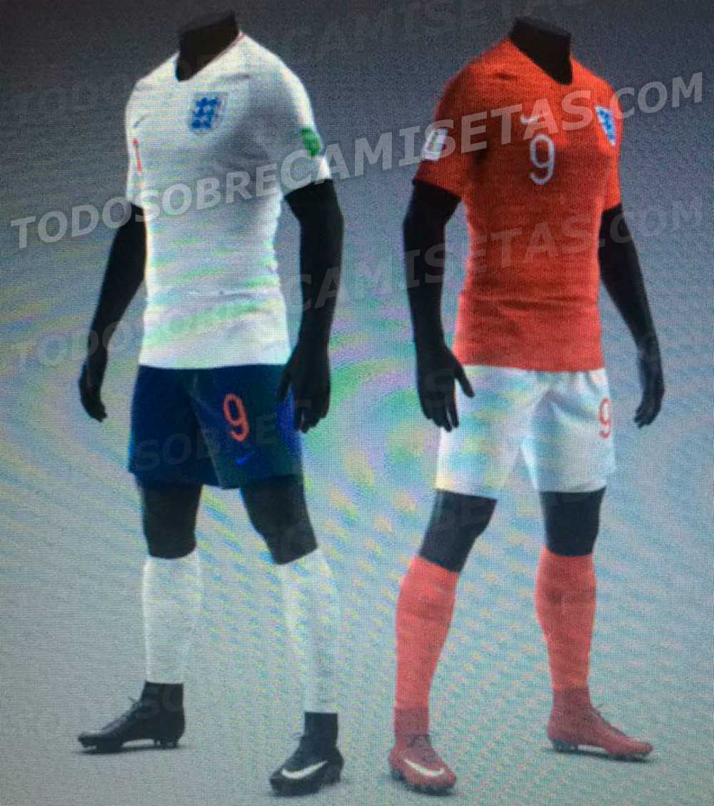 El jersey que Inglaterra en Rusia 2018