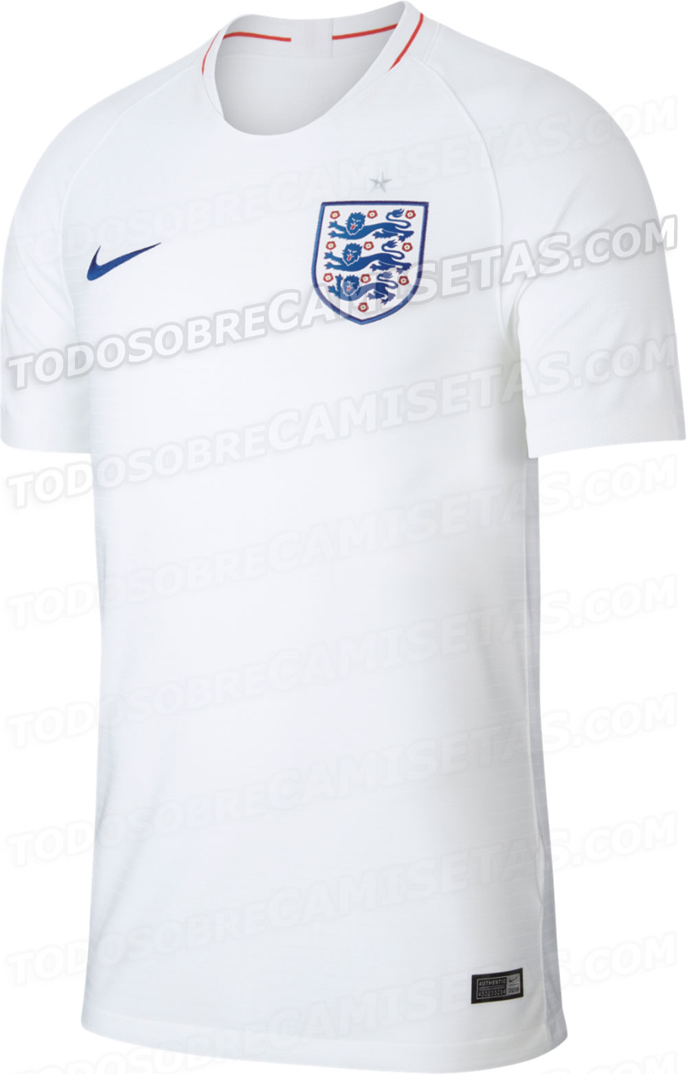 El jersey que utilizará Inglaterra en Rusia 2018 0